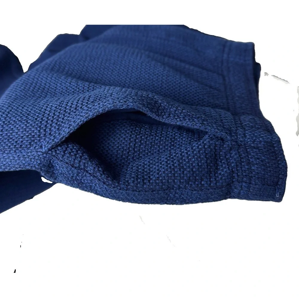 Territory Ahead Pants XL Navy Blue Black Waffle Cotton Elastic Waist Zip Pockets